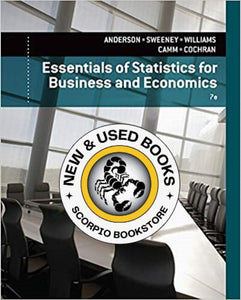 Essentials of Statistics for Business and Economics 7th Edition by David Anderson 9781133629658 (USED:GOOD; highlights) *A67 [ZZ]