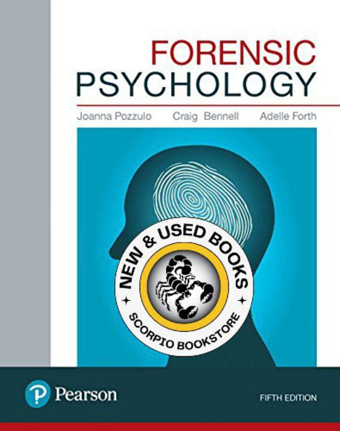 Forensic Psychology 5th Edition by Joanna Pozzulo 9780134308067 (USED:GOOD) *102d [ZZ]