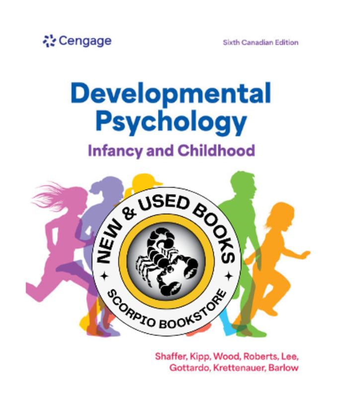 *PRE-ORDER, APPROX 4-6 BUSINESS DAYS* Developmental Psychology 6th Edition by David Shaffer 9781778415555