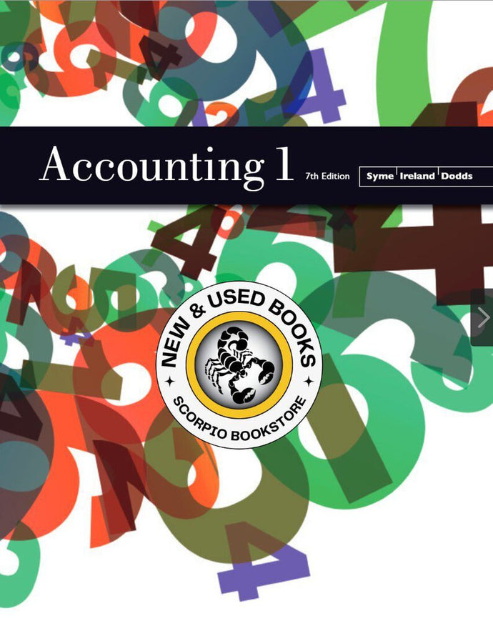 *PRE-ORDER APPROX 7-10 BUSINESS DAYS, backordered* ACCOUNTING 1 7th Edition By Syme 9780132667647 *140h