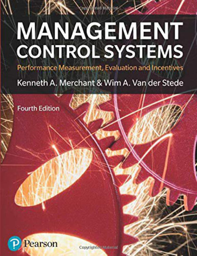 *PRE-ORDER, APPROX 1 WEEK* Management Control Systems 4th by Merchant 9781292110554 *114h *FINAL SALE*