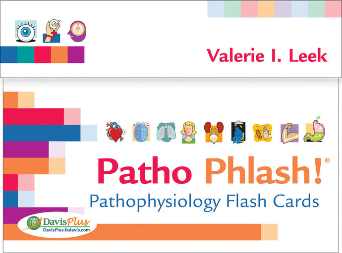 *PRE-ORDER, APPROX 2-3 BUSINESS DAYS* Patho Phlash! Pathophysiology Flash Cards by Valerie Leek 9780803624931 *1a