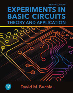 *PRE-ORDER, APPROX 7-10 BUSINESS DAYS* Principles of Electric Circuits 10th edition with Experiments in Basic Circuits (Lab Manual) by Buchla and Floyd PKG 9780136596769 *143h