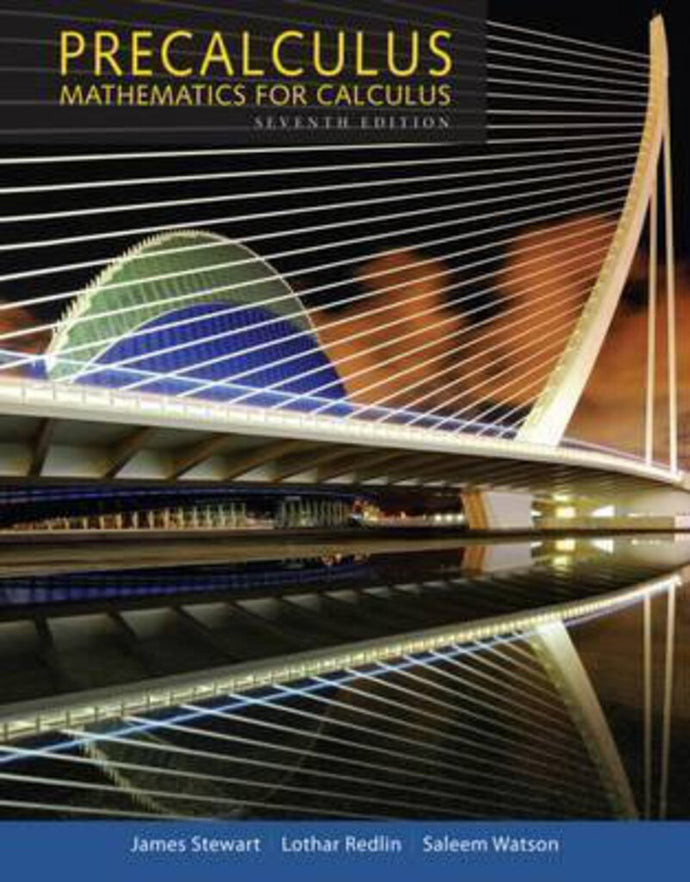 *PRE-ORDER, APPROX 5-7 BUSINESS DAYS* Precalculus Mathematics for Calculus 7th Edition by James Stewart 9781305071759 *71f *FINAL SALE*