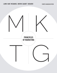 *PRE-ORDER, APPROX 4-7 BUSINESS DAYS* MKTG Principles 4th Canadian edition +MindTapPAC 12m by LAMB PKG 9780176854805 *104f *FINAL SALE*