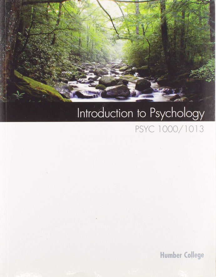 Introduction to Psychology 4th Canadian Edition Custom by Weiten 9780176781781 (USED:GOOD) *D11