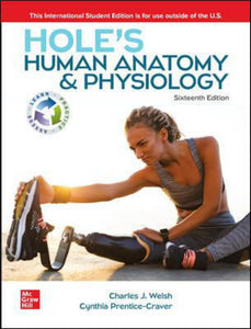 *PRE-ORDER, APPROX 7-14 BUSINESS DAYS* Hole's Human Anatomy & Physiology 16th Edition + CONNECT by Charles Welsh 9781264643646 *40a [ZZ]