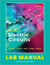 Load image into Gallery viewer, Introduction to Electric Circuits 10th edition by Jackson +Lab Manual PKG 9780199036684 *95h [ZZ]
