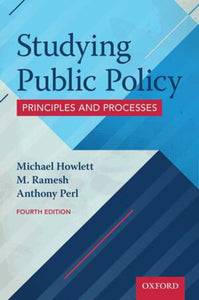 *PRE-ORDER, APPROX 3-5 BUSINESS DAYS* Studying Public Policy 4th Edition by Michael Howlett 9780199026142 *92f [ZZ]