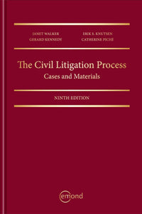 *PRE-ORDER, APPROX 2-3 BUSINESS DAYS* Civil Litigation Process Cases and Materials 9th Edition by Janet Walker 9781774621127 *135f [ZZ]