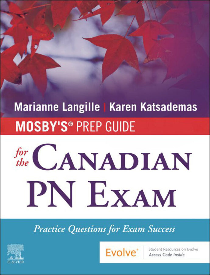 *PRE-ORDER, APPROX 2-3 BUSINESS DAYS* Mosby's Prep Guide for the Canadian PN Exam 1st edition by Marianne Langille 9780323759144 *61f