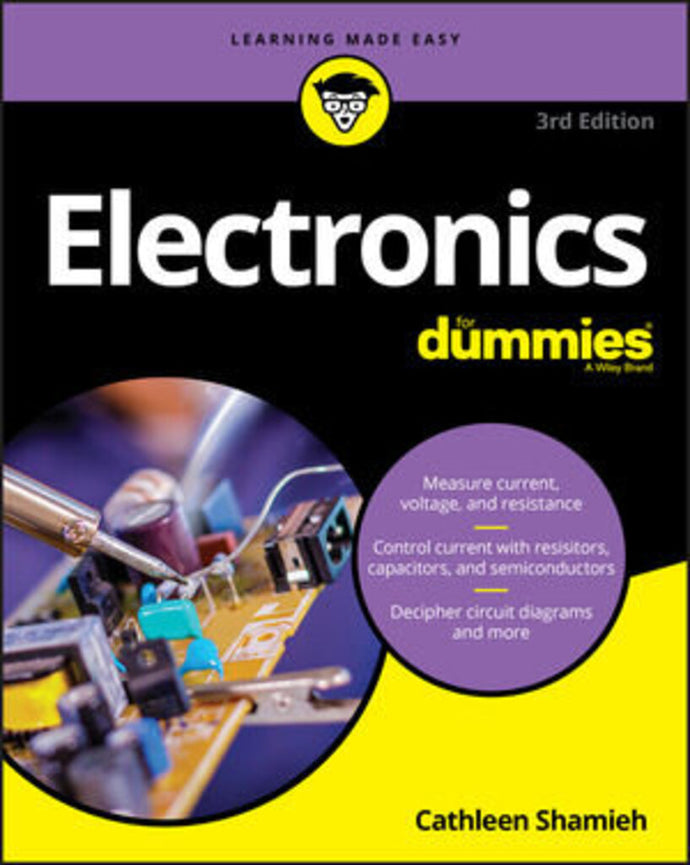 *PRE-ORDER, APPROX 7 BUSINESS DAYS* Electronics for Dummies 3rd edition by Cathleen Shamieh 9781119675594