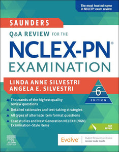 Saunders Q and a Review for the NCLEX-PN® Examination 6th edition by Linda Anne Silvestri 9780323795340 (USED:GOOD) *61f