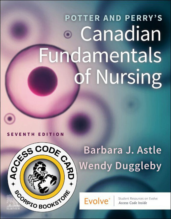 *PRE-ORDER, APPROX 2-3 BUSINESS DAYS* Potter and Perry's Canadian Fundamentals of Nursing - Elsevier eBook (Access Card) 7th edition by Barbara J. Astle 9780323870689