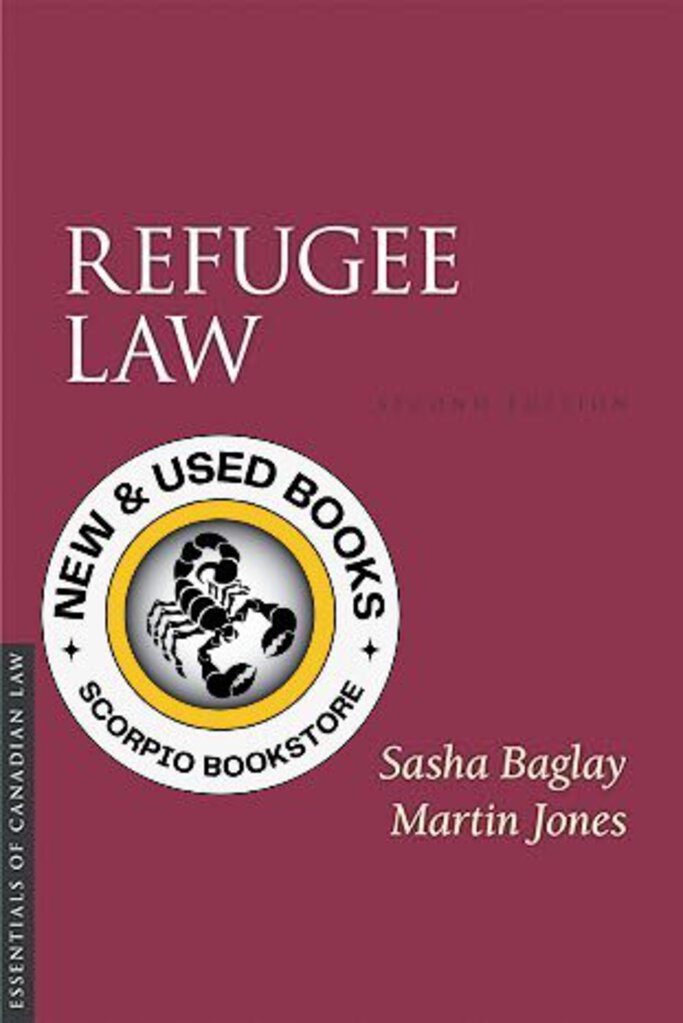 Refugee Law 2nd Edition by Martin Jones 9781552214503 (USED:VERYGOOD) *AVAILABLE FOR NEXT DAY PICK UP* *T46