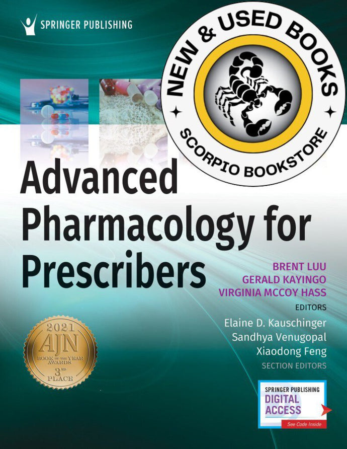 *PRE-ORDER, APPROX 2-4 BUSINESS DAYS* Advanced Pharmacology for Prescribers by Brent Luu 9780826195463